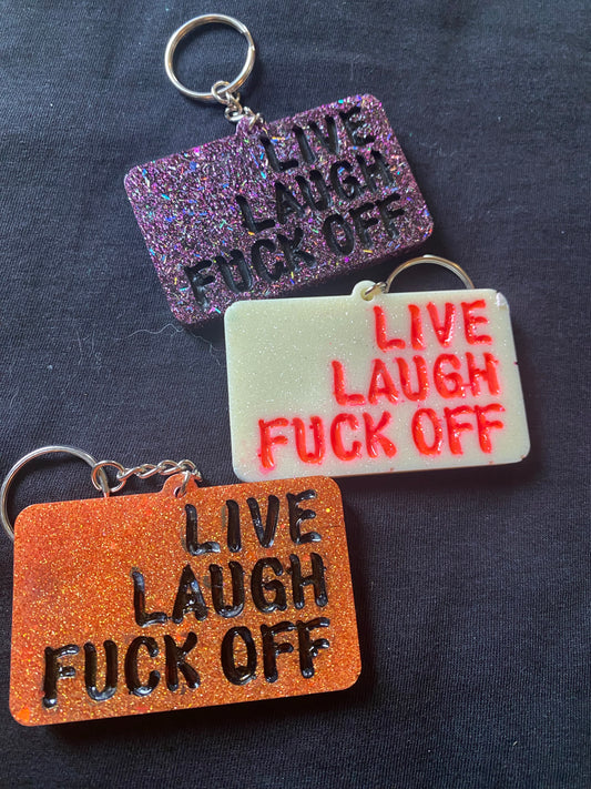 Sweary keychain/luggage tag