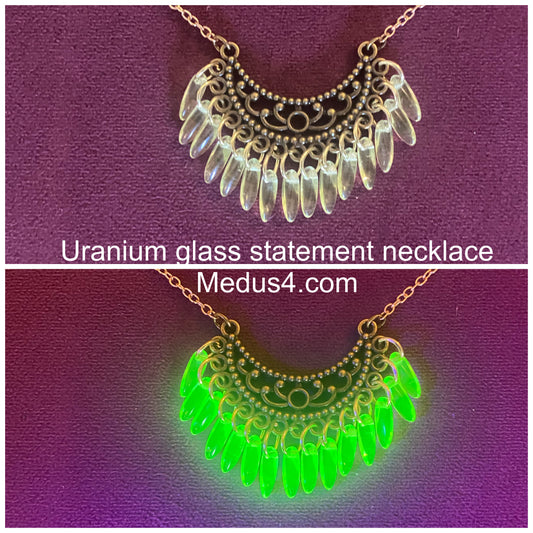 RBG collar style UG beaded necklace