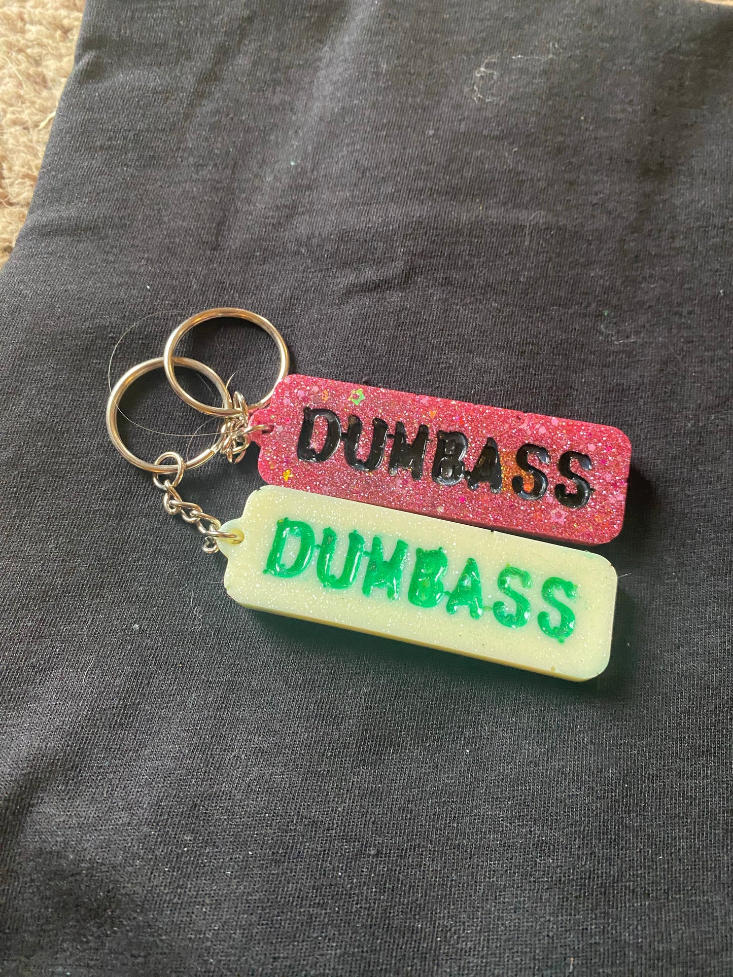 Sweary keychain/luggage tag