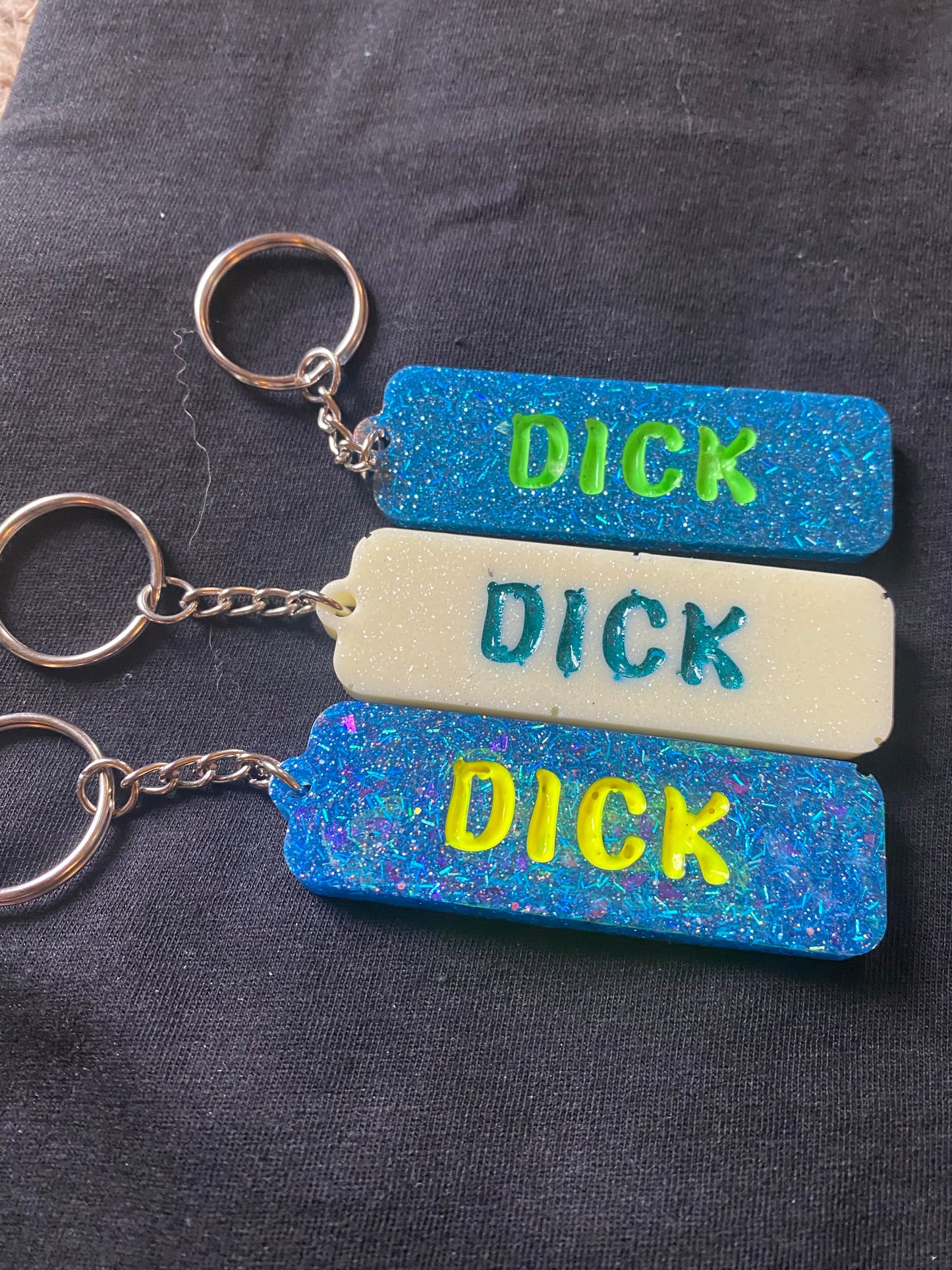 Sweary keychain/luggage tag