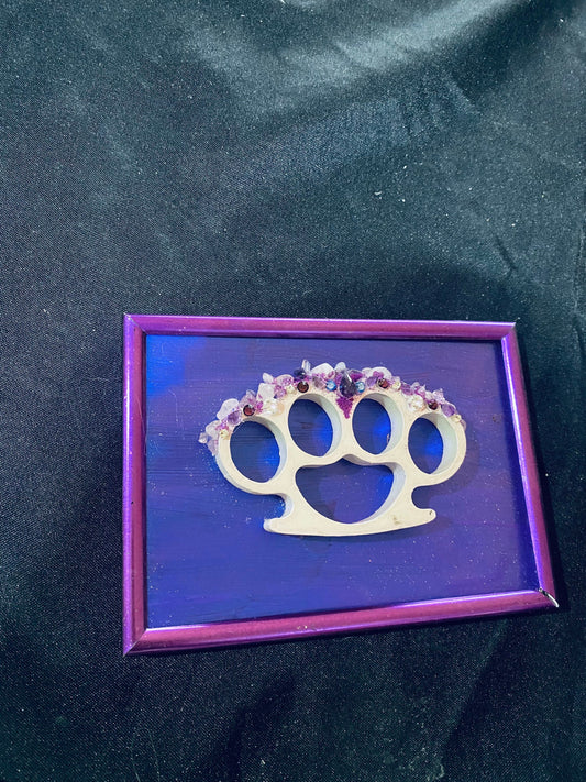 Amethyst knuckle art