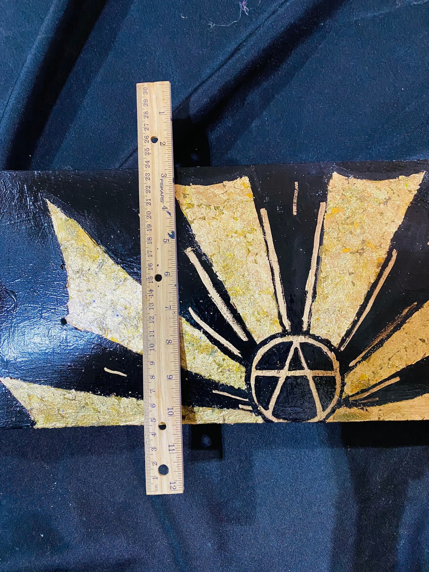 Golden dawn skateboard deck
