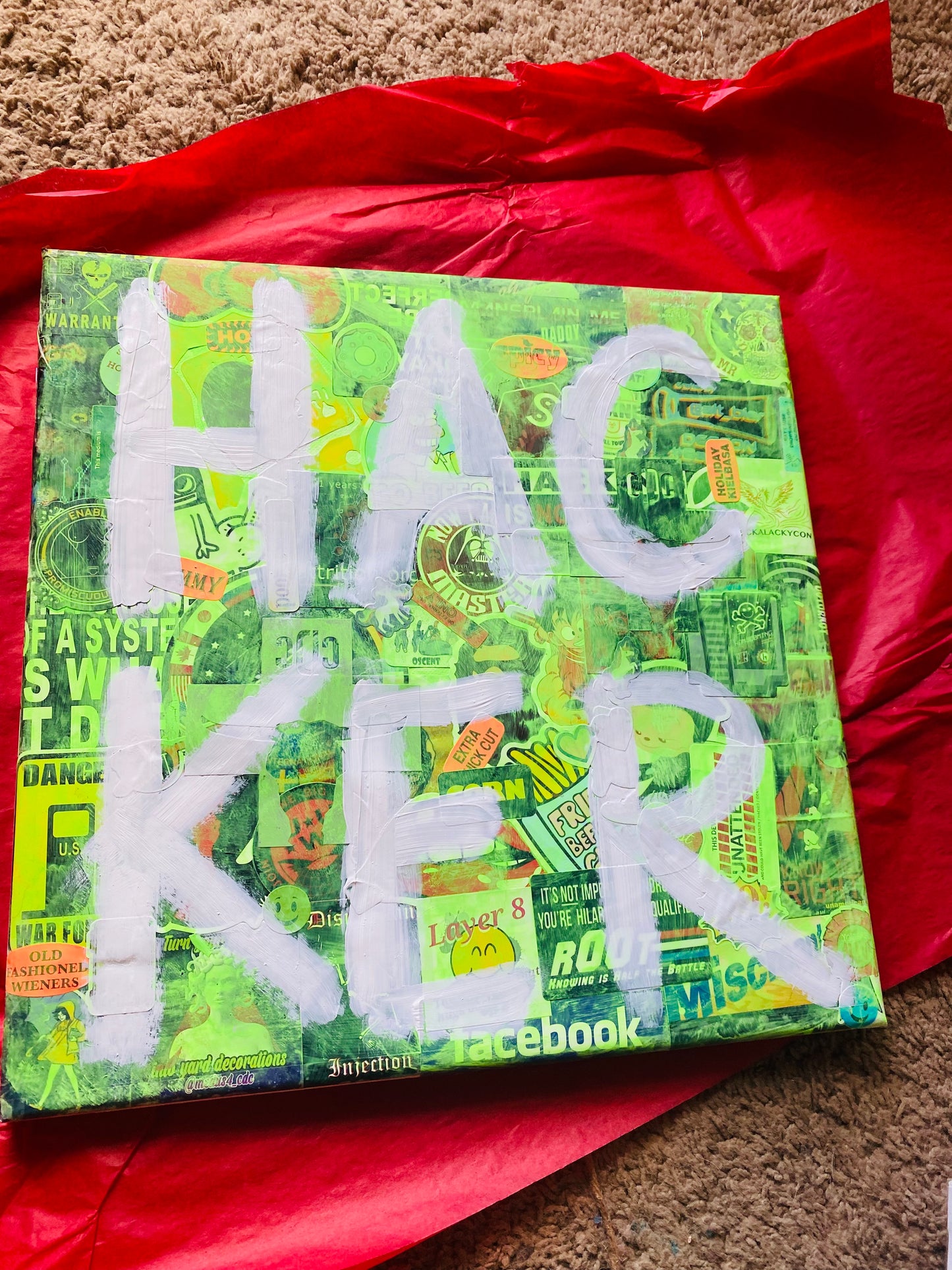 Hacker sticker art