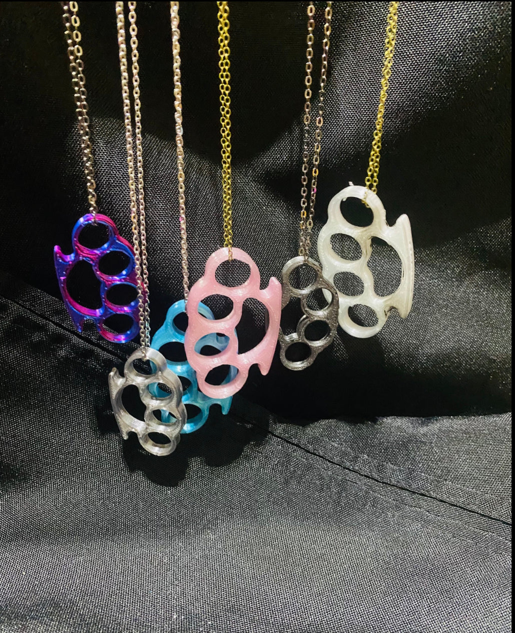 Knuckleduster necklace