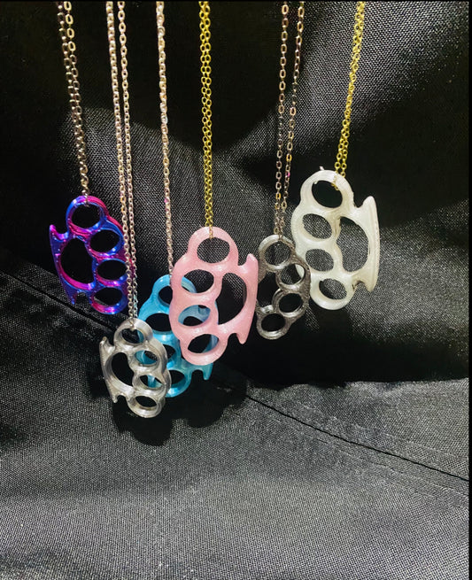 Knuckleduster necklace
