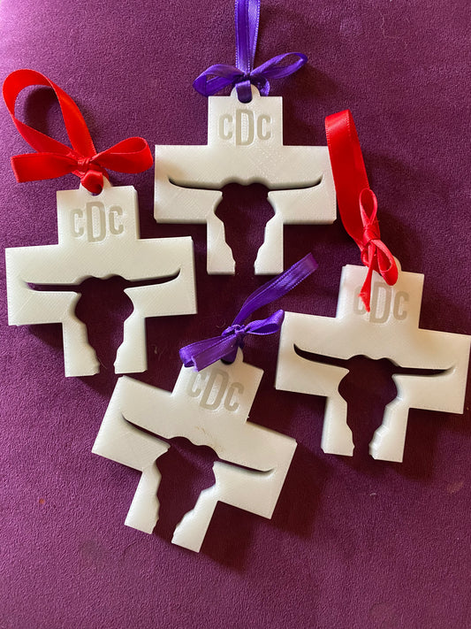 Glow in the dark cDc ornament
