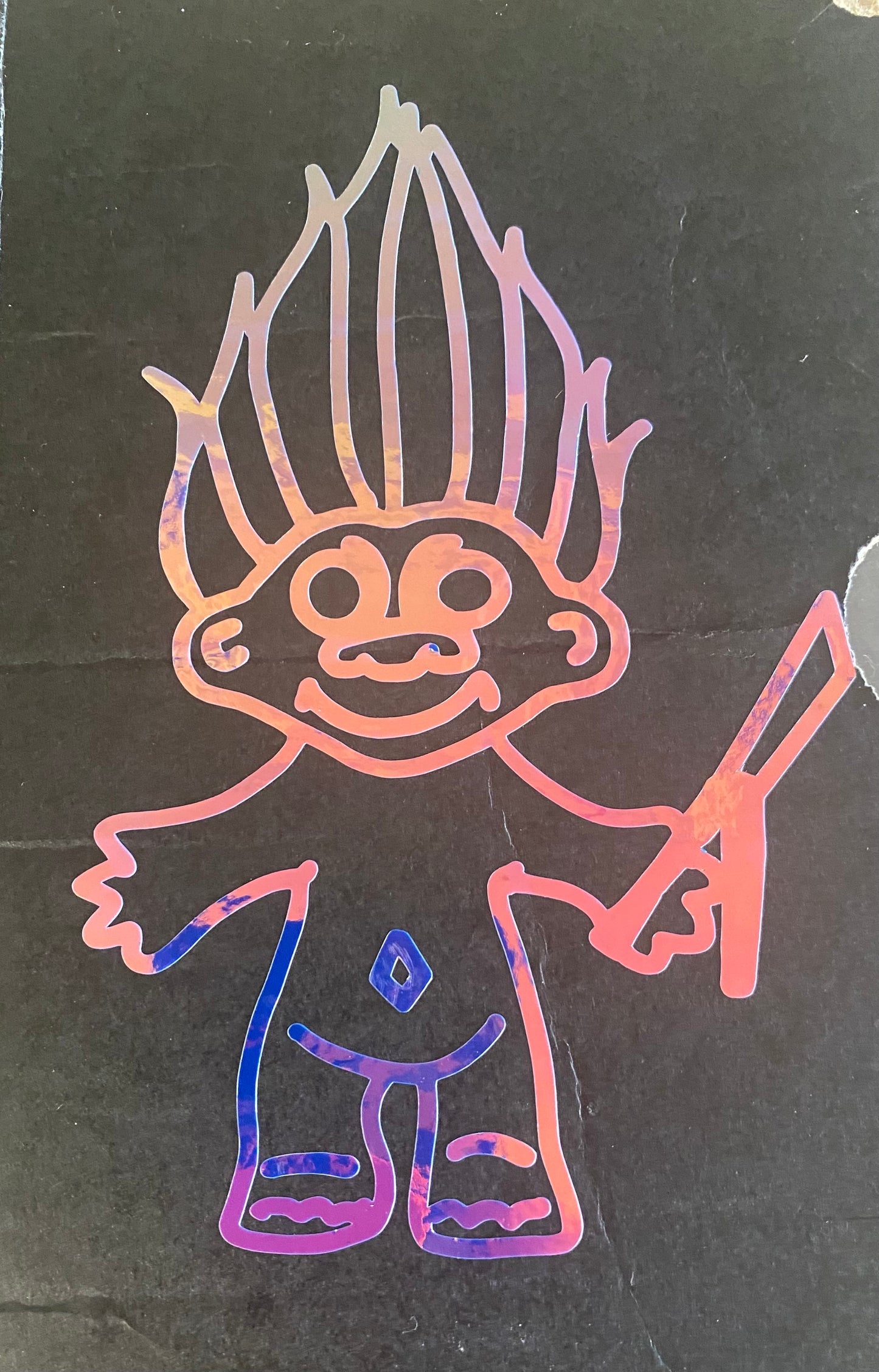 Danger Troll vinyl sticker