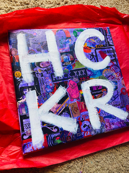 Hacker sticker art