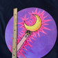 Original moon stick painting