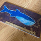 Large original blue whale painting